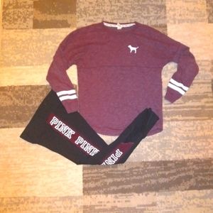 VS Pink outfit set Small